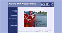 Desktop Screenshot of bmwteile-martin.at